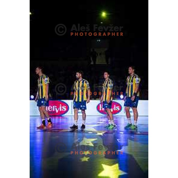 in action during handball match of SEHA Gazprom League between Ceelje Pivovarna Lasko and Veszprem, Arena Zlatorog, Celje, September 3rd, 2016.