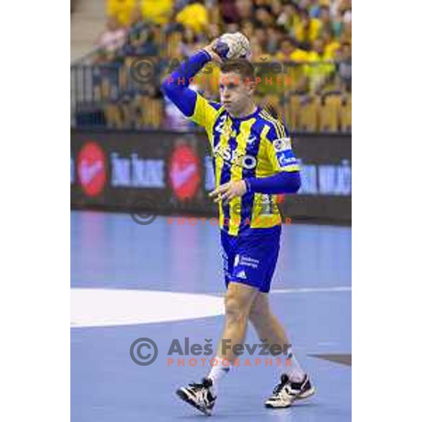 in action during handball match of SEHA Gazprom League between Ceelje Pivovarna Lasko and Veszprem, Arena Zlatorog, Celje, September 3rd, 2016.