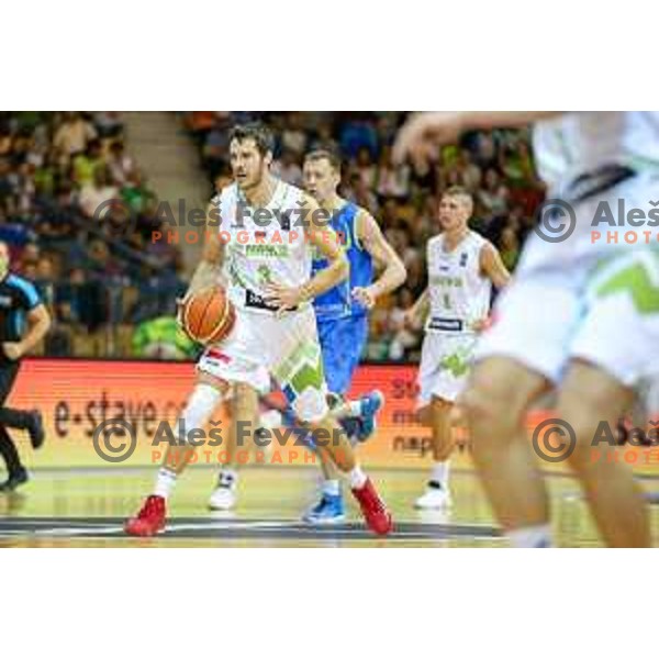 Goran Dragic of team Slovenia in action during basketball match between Slovenia and Ukraine, 3rd match in group E qualifications for Eurobasket 2017, played in Zlatorog Arena, Celje, Slovenia on September 7, 2016