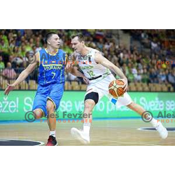 Zoran Dragic of team Slovenia in action during basketball match between Slovenia and Ukraine, 3rd match in group E qualifications for Eurobasket 2017, played in Zlatorog Arena, Celje, Slovenia on September 7, 2016