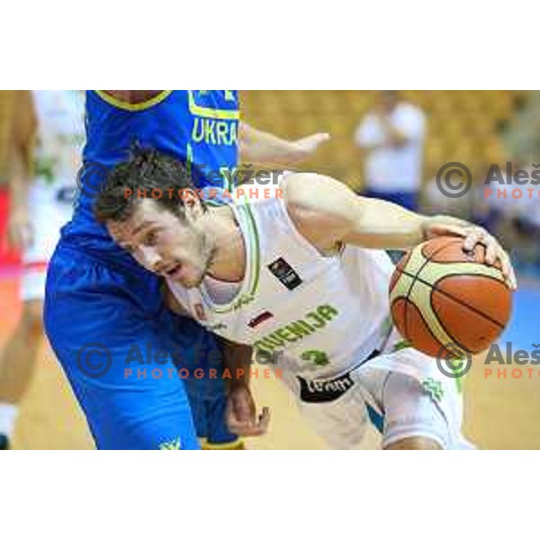 Goran Dragic of team Slovenia in action during basketball match between Slovenia and Ukraine, 3rd match in group E qualifications for Eurobasket 2017, played in Zlatorog Arena, Celje, Slovenia on September 7, 2016