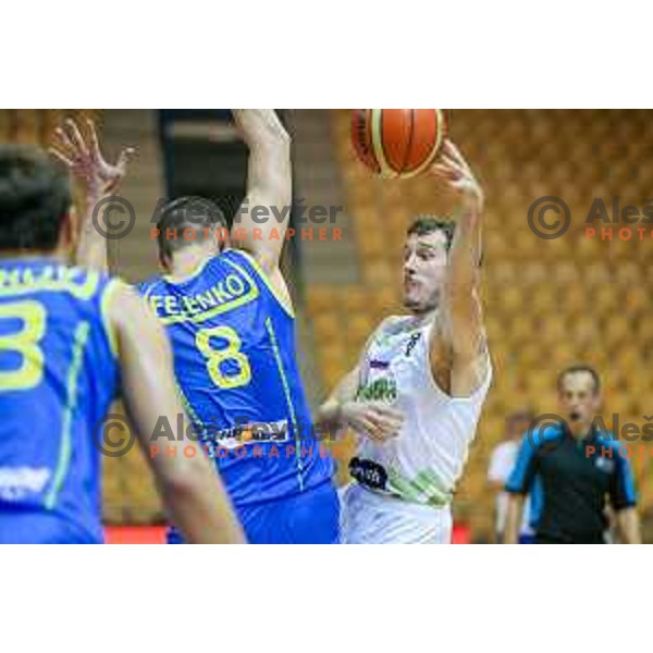 Goran Dragic of team Slovenia in action during basketball match between Slovenia and Ukraine, 3rd match in group E qualifications for Eurobasket 2017, played in Zlatorog Arena, Celje, Slovenia on September 7, 2016