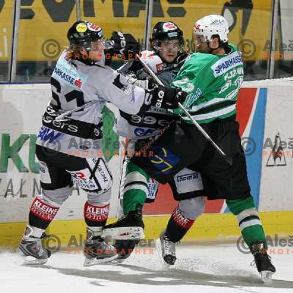 Kuznik at match ZM Olimpija-Graz 99er in Ebel league,played in Ljubljana,Slovenia 9.10.2007. Photo by Ales Fevzer 