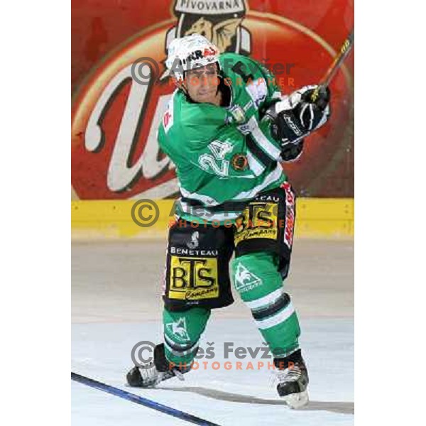 Vnuk at match ZM Olimpija-Graz 99er in Ebel league,played in Ljubljana,Slovenia 9.10.2007. Photo by Ales Fevzer 