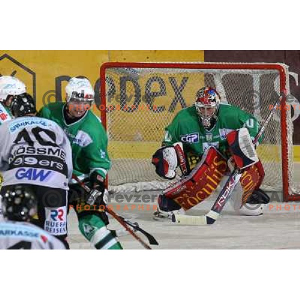 Alex Westlund at match ZM Olimpija-Graz 99ers in Ebel league,played in Ljubljana,Slovenia 9.10.2007. Graz 99ers won the match 3:1.Photo by Ales Fevzer 