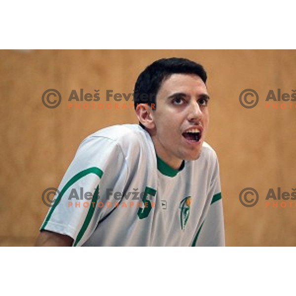 Ejron Kastrati during Slovenian SuperCup between Krka and Helios Suns in Podcetrtek on September 28, 2016