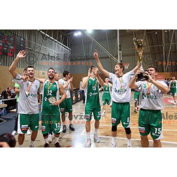 action during Slovenian SuperCup between Krka and Helios Suns in Podcetrtek on September 28, 2016
