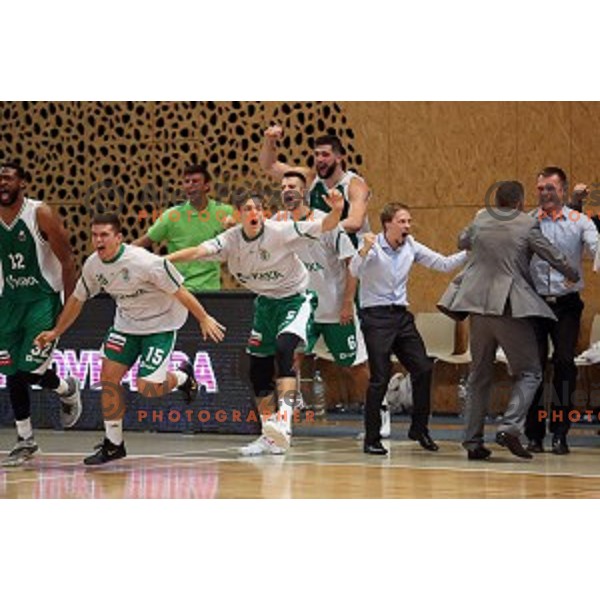 action during Slovenian SuperCup between Krka and Helios Suns in Podcetrtek on September 28, 2016