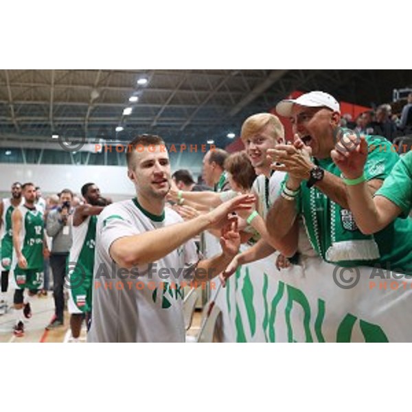 Matej Rojc of Krka in action during Slovenian SuperCup between Krka and Helios Suns in Podcetrtek on September 28, 2016