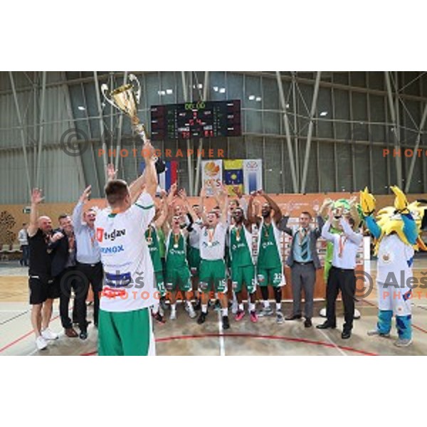 action during Slovenian SuperCup between Krka and Helios Suns in Podcetrtek on September 28, 2016