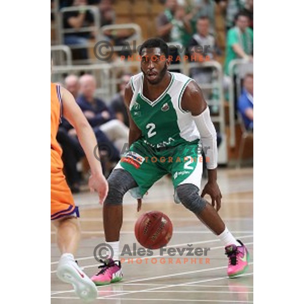 Ronald Curry of Krka in action during Slovenian SuperCup between Krka and Helios Suns in Podcetrtek on September 28, 2016
