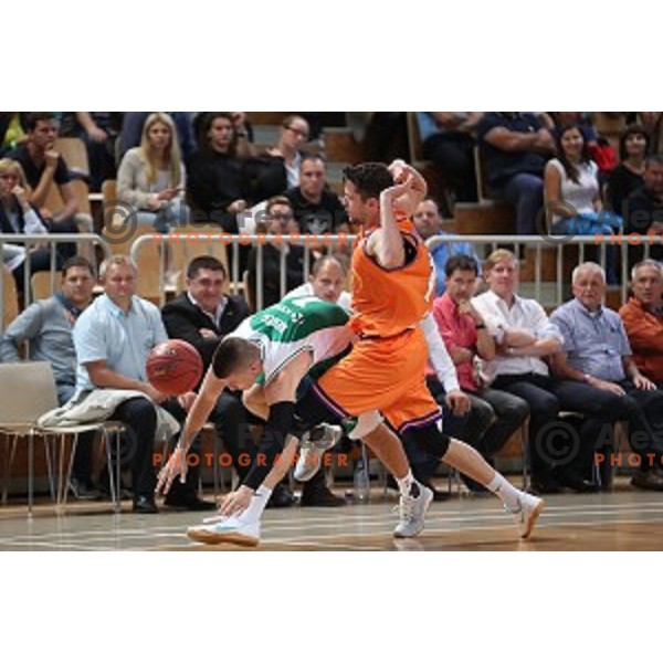 action during Slovenian SuperCup between Krka and Helios Suns in Podcetrtek on September 28, 2016