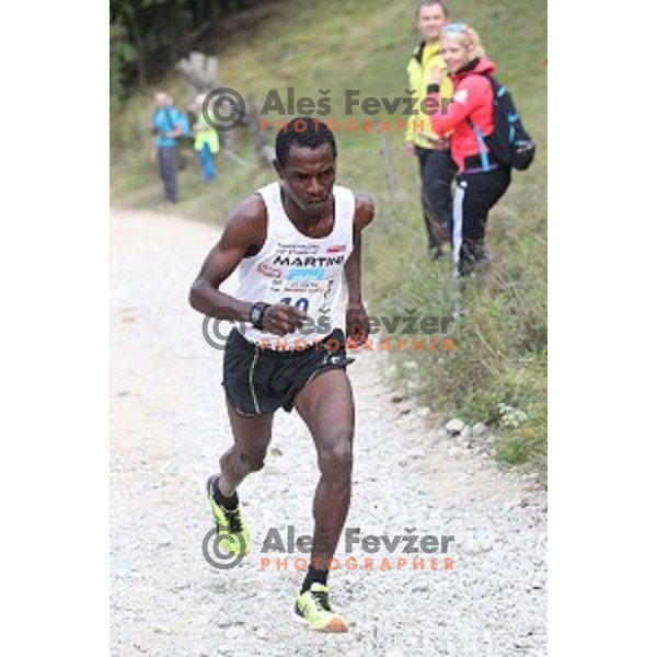 Petro Mamu (ERI), winner of 37. Smarna Gora race- WMRA Grand Prix Final, Ljubljana, Slovenia on October 1, 2016 