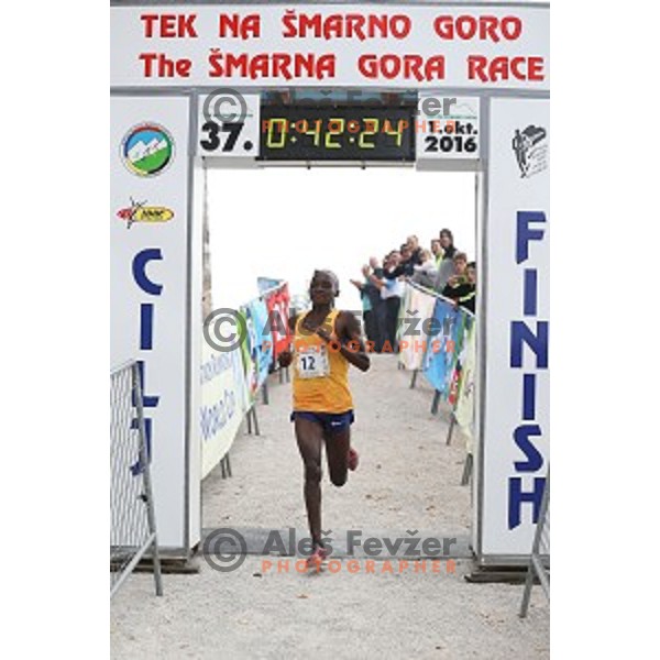 Victor Kiplangat (UGA), runner-up of 37. Smarna Gora race- WMRA Grand Prix Final, Ljubljana, Slovenia on October 1, 2016 