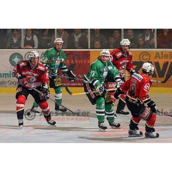 Zupancic at match ZM Olimpija-Acroni Jesenice in Ebel league,played in Ljubljana,Slovenia 7.10.2007. Photo by Ales Fevzer 