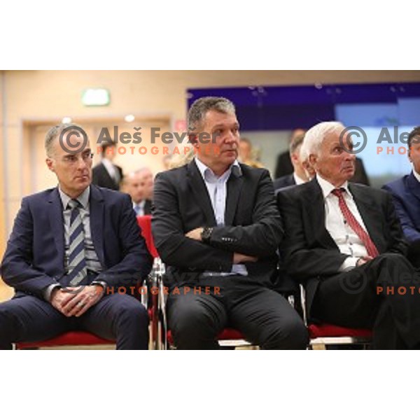 Celebration of 25th anniversary of Slovenian Olympic Committee in Austria Trend hotel, Ljubljana, on October 15, 2016