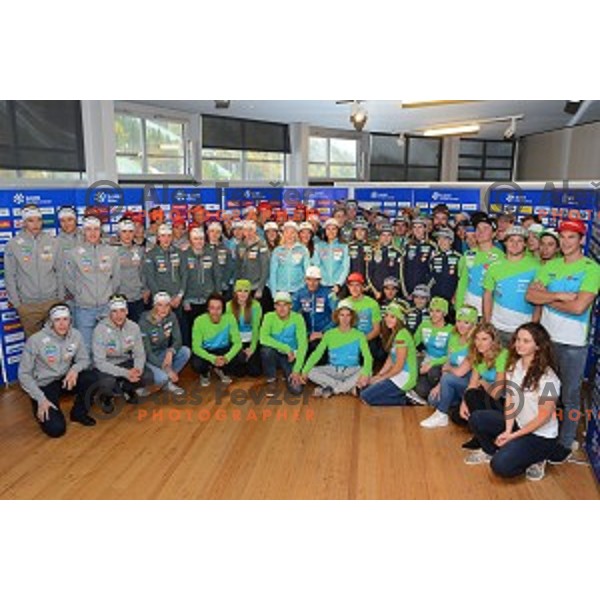 Slovenia Winter teams presentation in Nordic Centre Planica on October 18, 2016