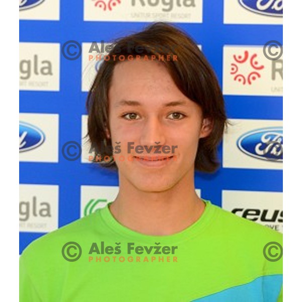 Max Kralj Kos at Slovenia Winter teams presentation in Nordic Centre Planica on October 18, 2016