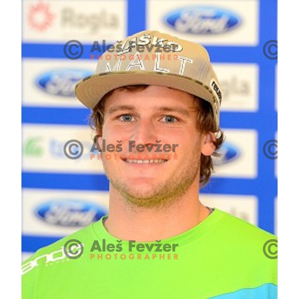 Tim Mastnak at Slovenia Winter teams presentation in Nordic Centre Planica on October 18, 2016