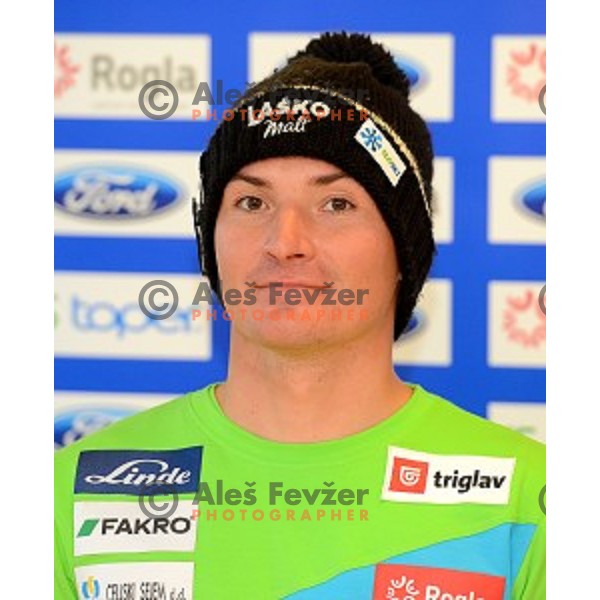 Rok Marguc at Slovenia Winter teams presentation in Nordic Centre Planica on October 18, 2016