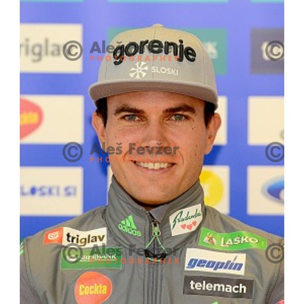 Jernej Damjan at Slovenia Winter teams presentation in Nordic Centre Planica on October 18, 2016