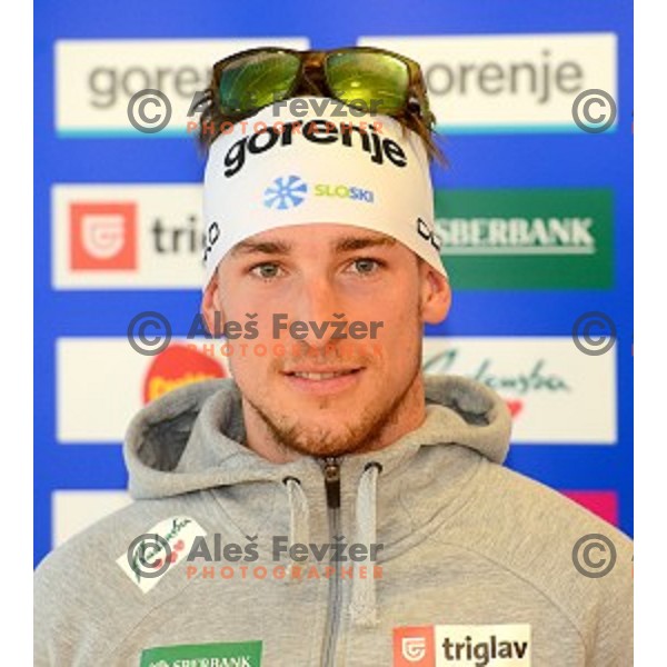Bostjan Klavzar at Slovenia Winter teams presentation in Nordic Centre Planica on October 18, 2016