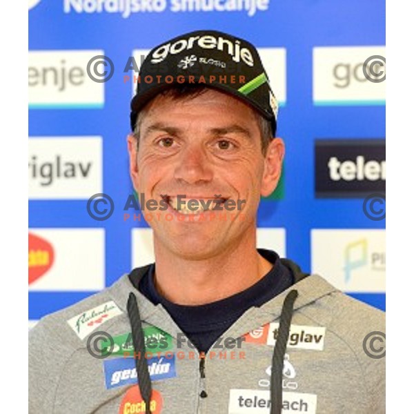 Stefano Saracco at Slovenia Winter teams presentation in Nordic Centre Planica on October 18, 2016