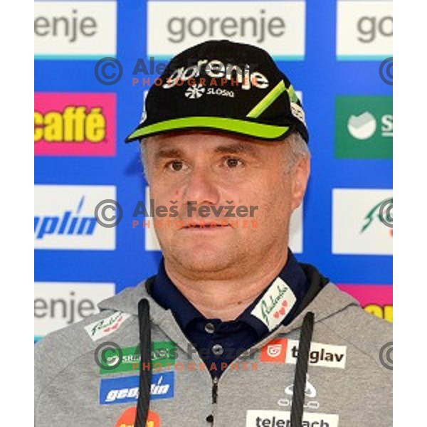 Marko Gracer at Slovenia Winter teams presentation in Nordic Centre Planica on October 18, 2016