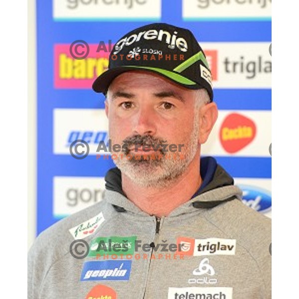 Igor Jelen at Slovenia Winter teams presentation in Nordic Centre Planica on October 18, 2016