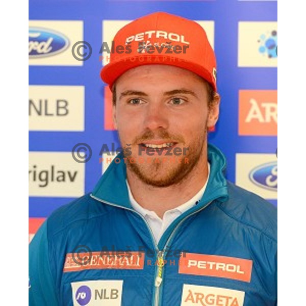 Miha Hrobat at Slovenia Winter teams presentation in Nordic Centre Planica on October 18, 2016