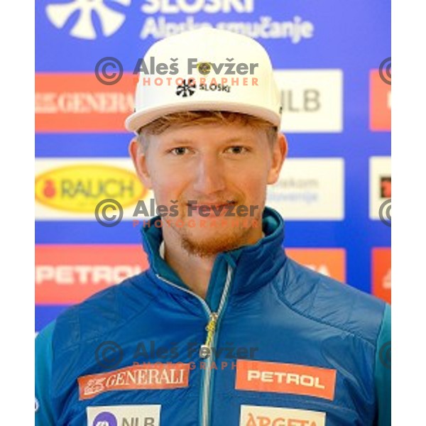 Klemen Kosi at Slovenia Winter teams presentation in Nordic Centre Planica on October 18, 2016