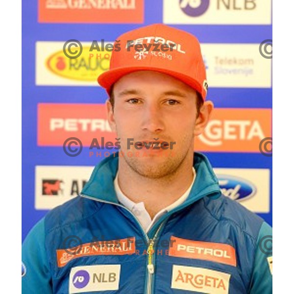 Martin Cater at Slovenia Winter teams presentation in Nordic Centre Planica on October 18, 2016