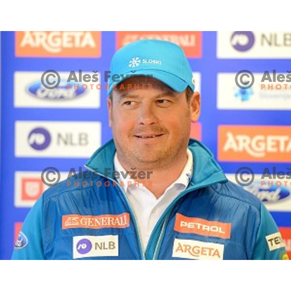 Peter Pen at Slovenia Winter teams presentation in Nordic Centre Planica on October 18, 2016