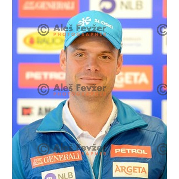 Miha Verdnik at Slovenia Winter teams presentation in Nordic Centre Planica on October 18, 2016