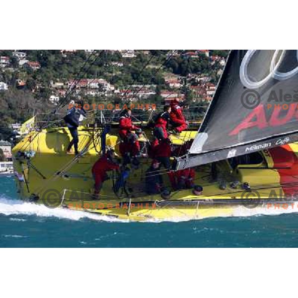 Assa Abloy at Sailing regatta Barcolana, Trieste, Italy 14.10.2007. Photo by Ales Fevzer 