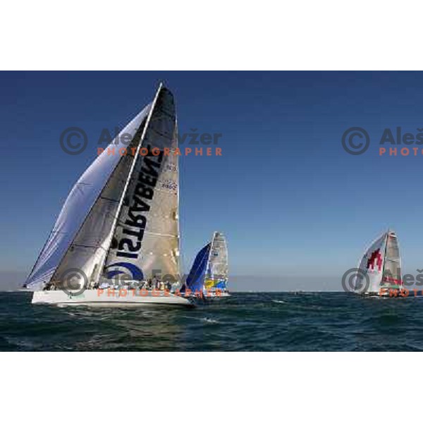 Maxi Jena, Esimit and Ceeref at Sailing regatta Barcolana, Trieste, Italy 14.10.2007. Photo by Ales Fevzer 
