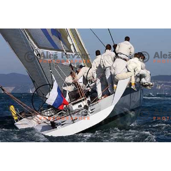 Maxi Jena at Sailing regatta Barcolana, Trieste, Italy 14.10.2007. Photo by Ales Fevzer 