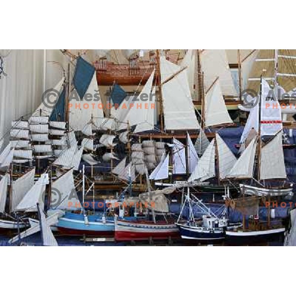 Boats at the stands in Barcolana Village, Sailing regatta Barcolana, Trieste, Italy 14.10.2007. Photo by Ales Fevzer 