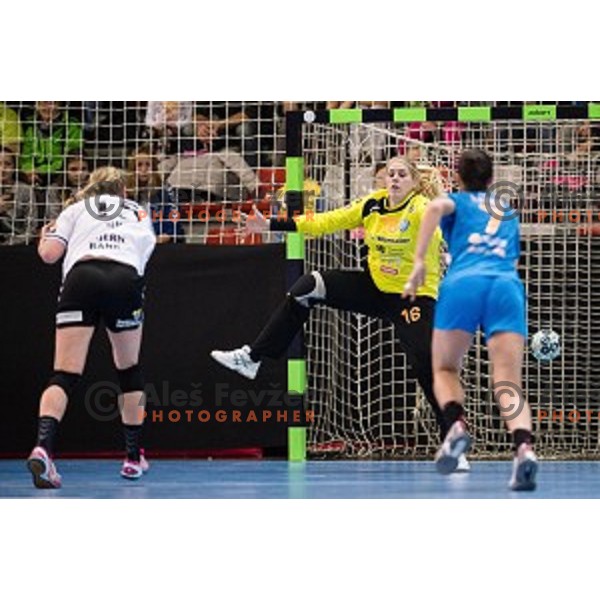 Misa Marincek in action during football match Krim Merkator - Esbjerg, EHF Womens Champions league 2016/17,Kodeljevo, Ljubljana, Slovenia, November 12. 2016