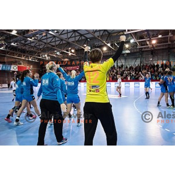 Krim in action during football match Krim Merkator - Esbjerg, EHF Womens Champions league 2016/17,Kodeljevo, Ljubljana, Slovenia, November 12. 2016