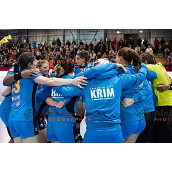 Krim in action during football match Krim Merkator - Esbjerg, EHF Womens Champions league 2016/17,Kodeljevo, Ljubljana, Slovenia, November 12. 2016