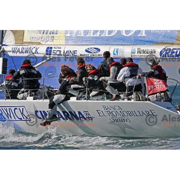 Esimit Europa at Sailing regatta Barcolana, Trieste, Italy 14.10.2007. Photo by Ales Fevzer 