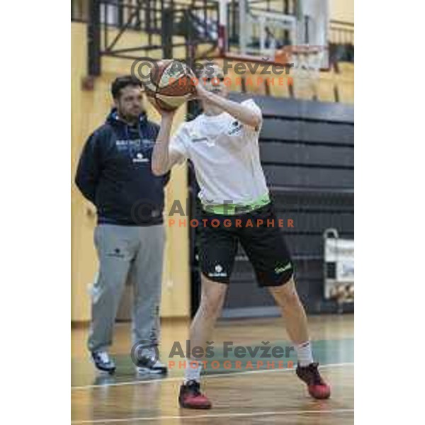 Rebecca Abramovic in action during the women’s national basketball team practice in gymnasium Centre, Celje, November 14th, 2016