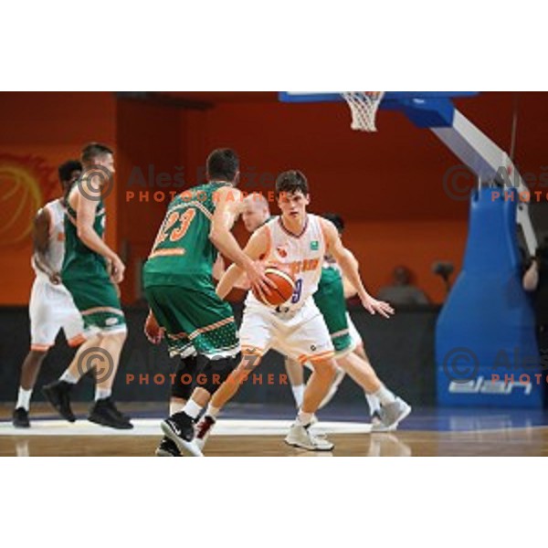 action during BBL Champions League basketball match between Helios Suns (Slovenia) and Banvit (Turkey) in Domzale Sports Hall, Slovenia on November 23, 2016