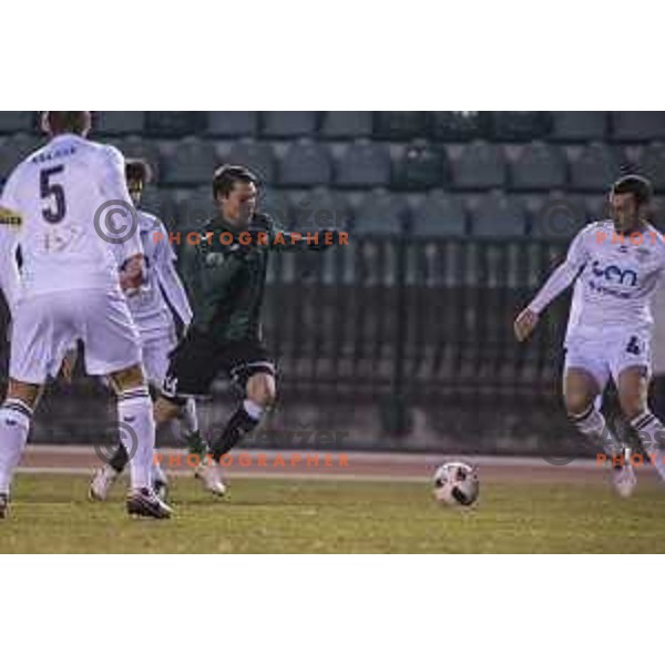 NK Rudar’s Dominik Glavina (14) in action during Prva liga Telekom Slovenije 2016-2017 football match between Rudar and Krsko in Velenje, on November 30th, 2016