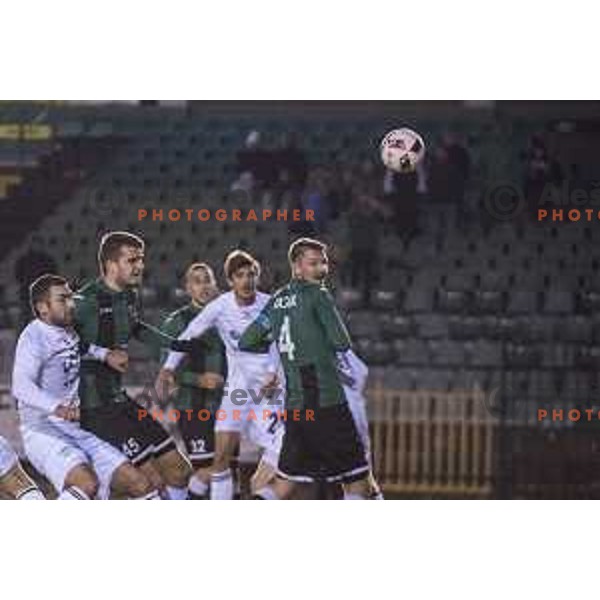 NK Rudar’s Damir Grgic (45) in action during Prva liga Telekom Slovenije 2016-2017 football match between Rudar and Krsko in Velenje, on November 30th, 2016