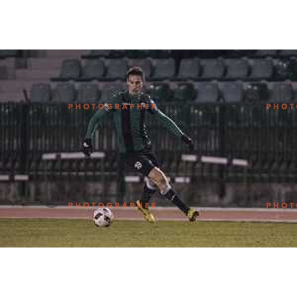 NK Rudar’s Klemen Bolha (19) in action during Prva liga Telekom Slovenije 2016-2017 football match between Rudar and Krsko in Velenje, on November 30th, 2016
