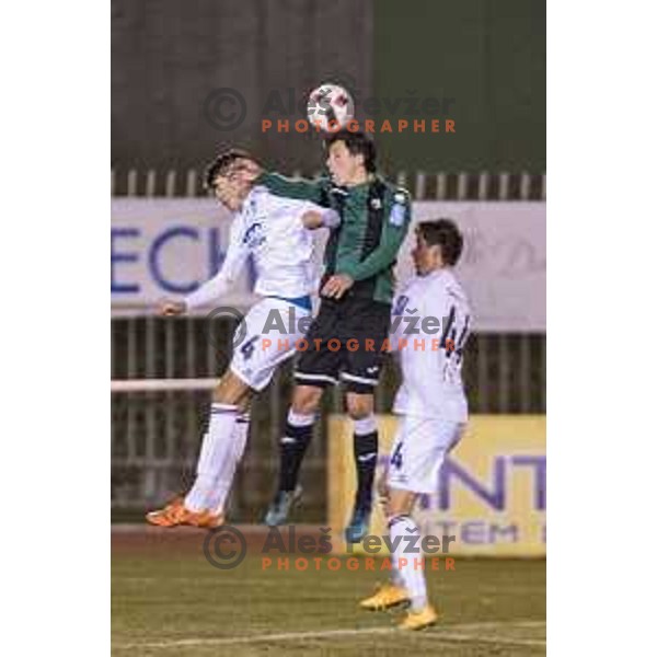 NK Rudar’s Stjepan Babic (12) in action during Prva liga Telekom Slovenije 2016-2017 football match between Rudar and Krsko in Velenje, on November 30th, 2016