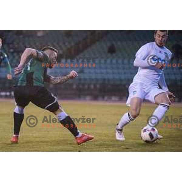 NK Rudar’s Mitja Lotric (11) in action during Prva liga Telekom Slovenije 2016-2017 football match between Rudar and Krsko in Velenje, on November 30th, 2016