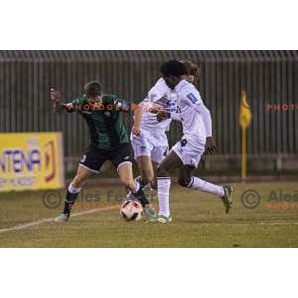 NK Rudar’s Marko Iharos (33) in action during Prva liga Telekom Slovenije 2016-2017 football match between Rudar and Krsko in Velenje, on November 30th, 2016